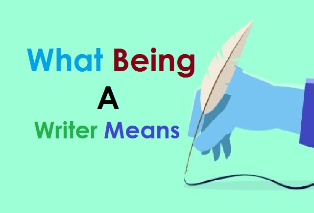 what being a writer means