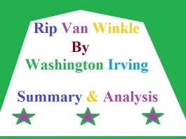 Rip Van Winkle by Washington Irving Summary
