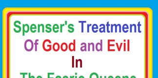 spenser's treatment of good and evil in 'the faerie queene' Book 1, Canto I